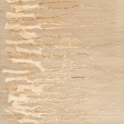 Surface beige contemporaine tapis