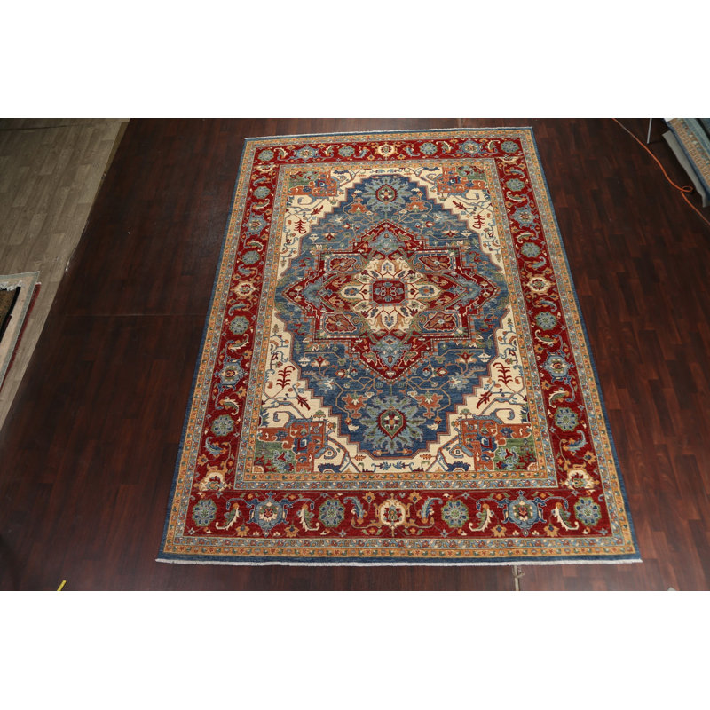 Tapis oriental à teinture végétale Monoceros noué à la main