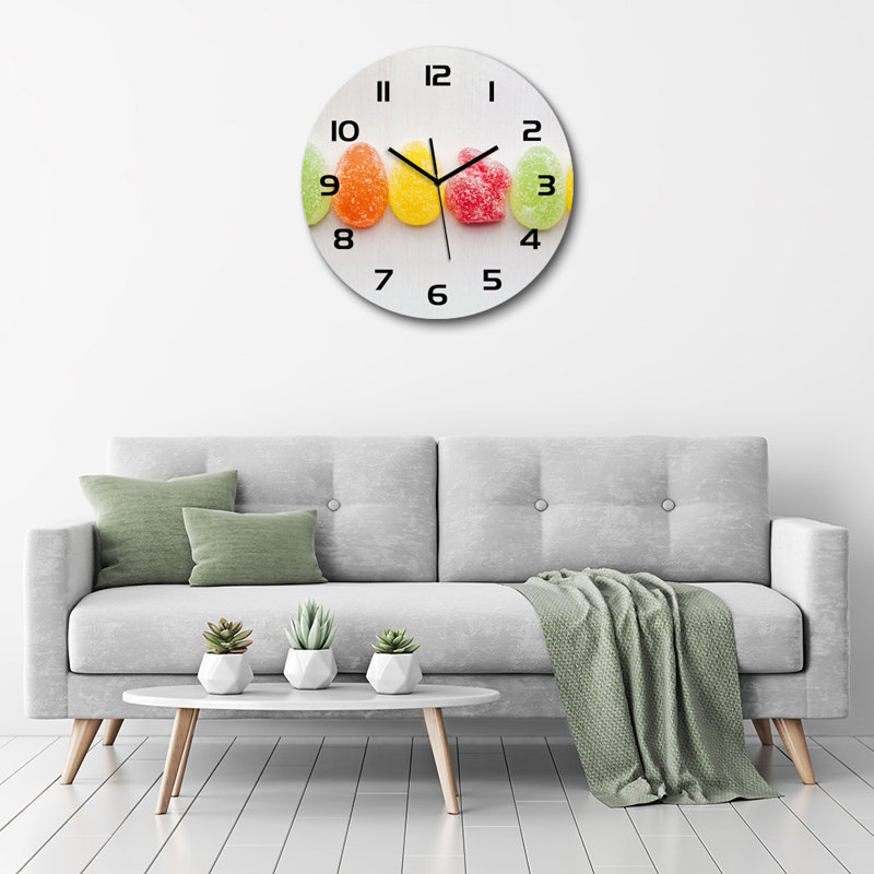 Jolando Glass Wall Clock