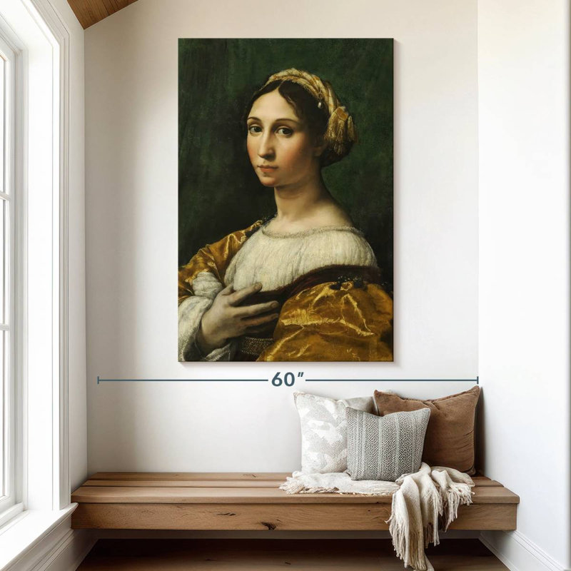 Portrait de jeune femme Leisha 1515-1520, H 51 po x l 34 po