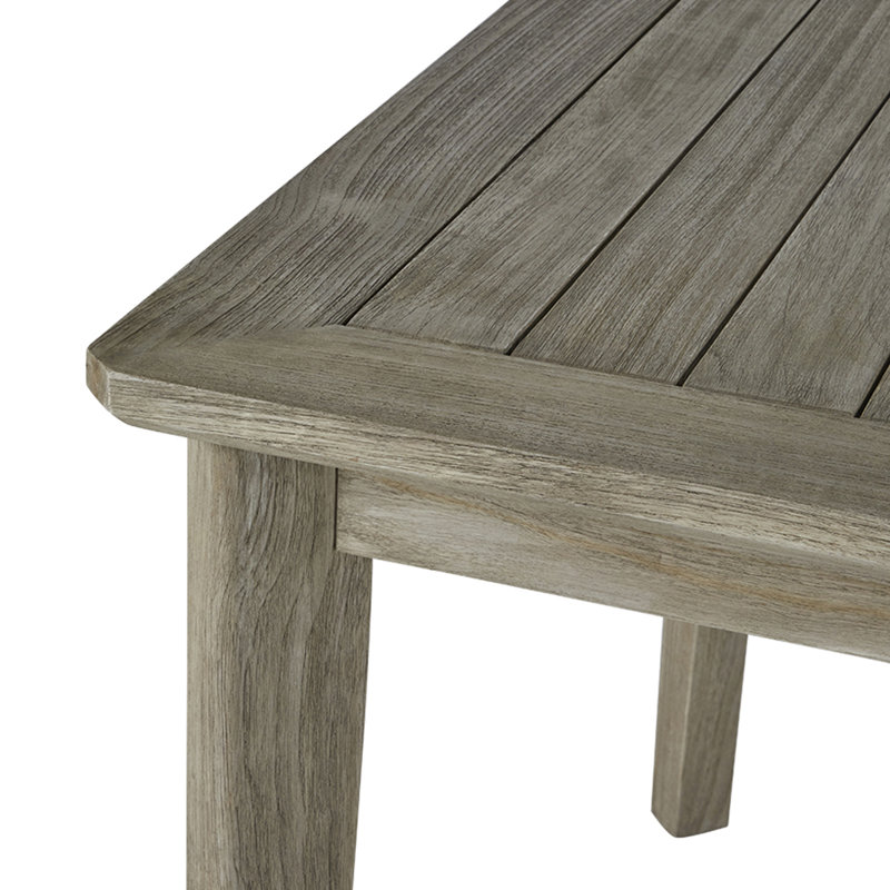Woodlawn Teak Dining Table, 40" W x 84" L x 31" H, Oyster Teak