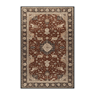 Tapis brun lavable à la machine