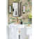 Haslem Recessed Framed Medicine Cabinet with Mirror and Adjustable Shelves