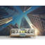 Blue Modern City Skyscraper Wall Mural-990218260