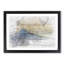Hot Air Balloons Above Mount Fuji in Abstract - Picture Frame Graphic Art Print-55763674-55763675