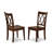 5 Piece Dining Room Furniture Set Includes a Rectangle Kitchen Table and 4 Dining Chairs, Mahogany   -1277691115-1277691117