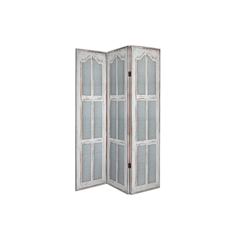Albertico 47.5 " W x 71 " H 3 - Panel Folding Room Divider
