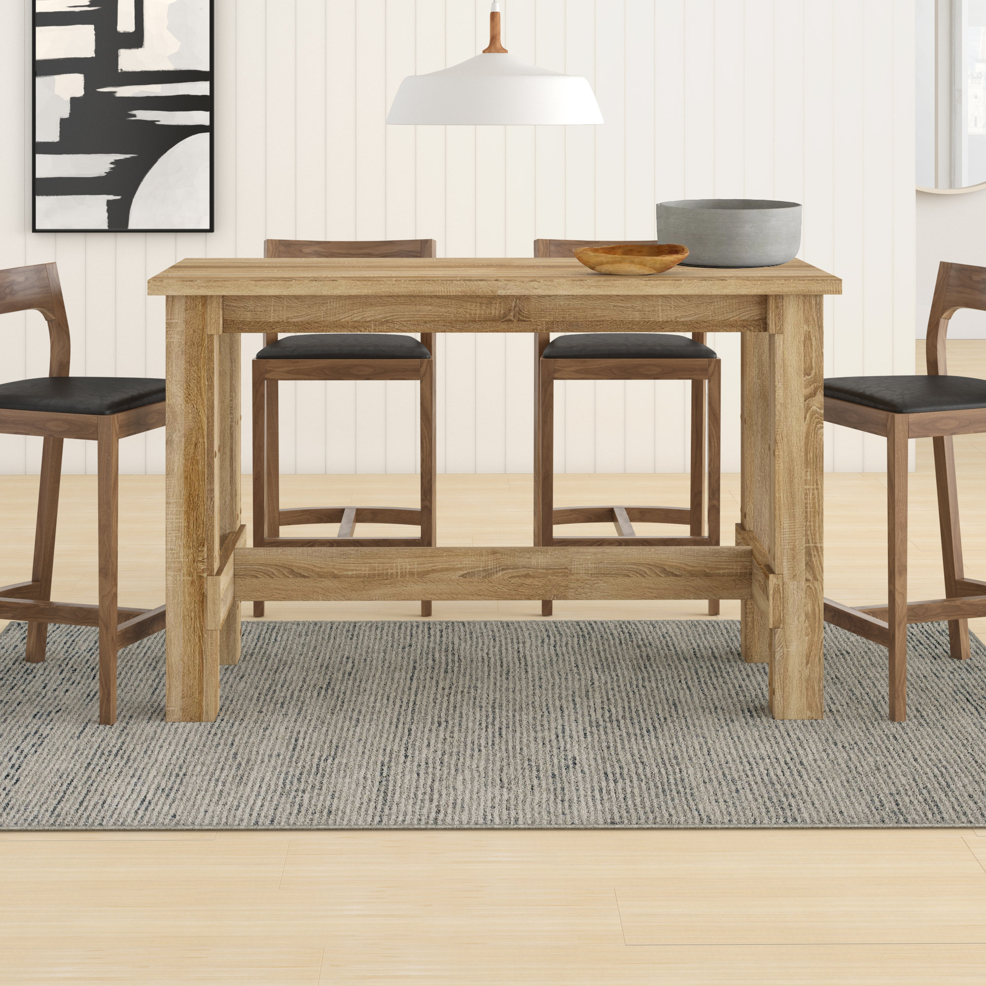 Rectangular Tall Kitchen Dining Tables You ll Love Wayfair