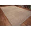 Tapis contemporain moderne à motif géométrique à motif géométrique neutre et crème One-of-a-Kind