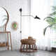 Varun Single Light Iron Dimmable Plug-in Swing Arm Sconce