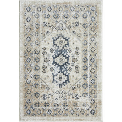 Tapis oriental en polypropylène tissé à la machine Aldolivio