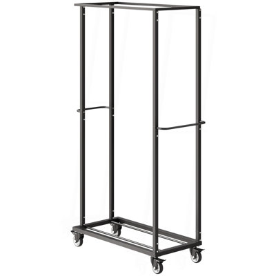 Chariot pour 60 chaises à roulettes pliantes / roues verrouillables