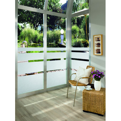 Static Cling Privacy Glass Film 26.5" W x 59 L