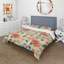 Pastel Flower Retro Revival Collage - Ensemble de housse de couette éclectique-1269701574