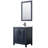 Daria 30'' Single Bathroom Vanity with Marble Top with Mirror-97873274-97873273-97873278