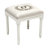 Initial M Vanity Stool, Initials A thru Z available