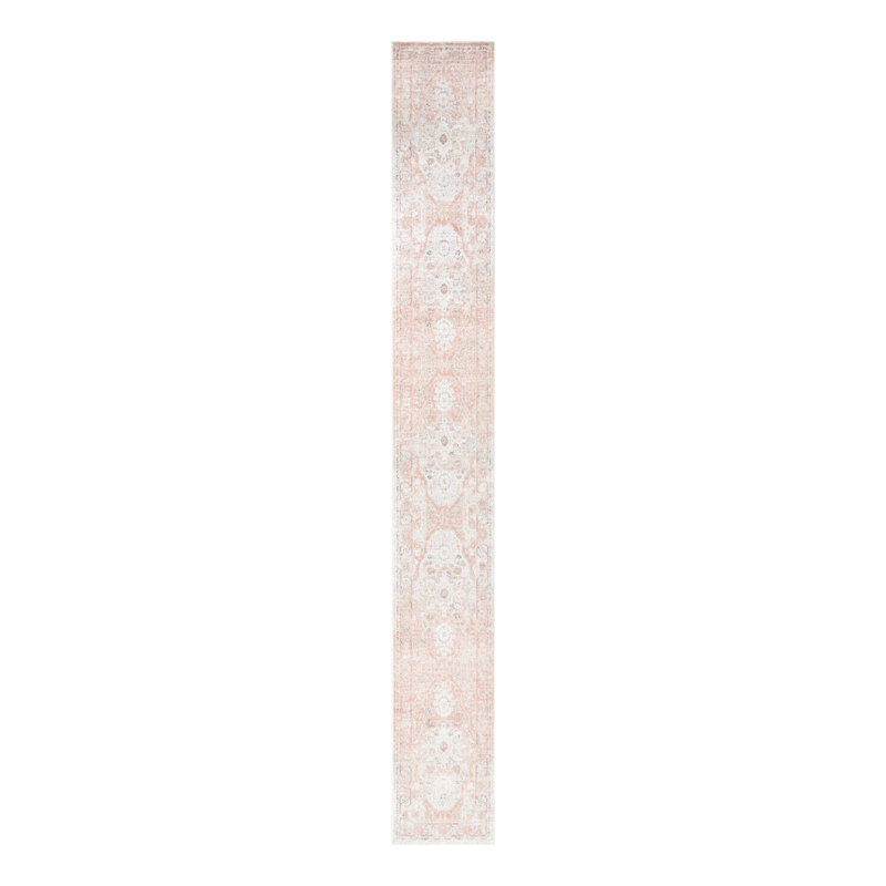 Tallula Oriental Rose Pink Rug, Runner 2'7" x 19'8"