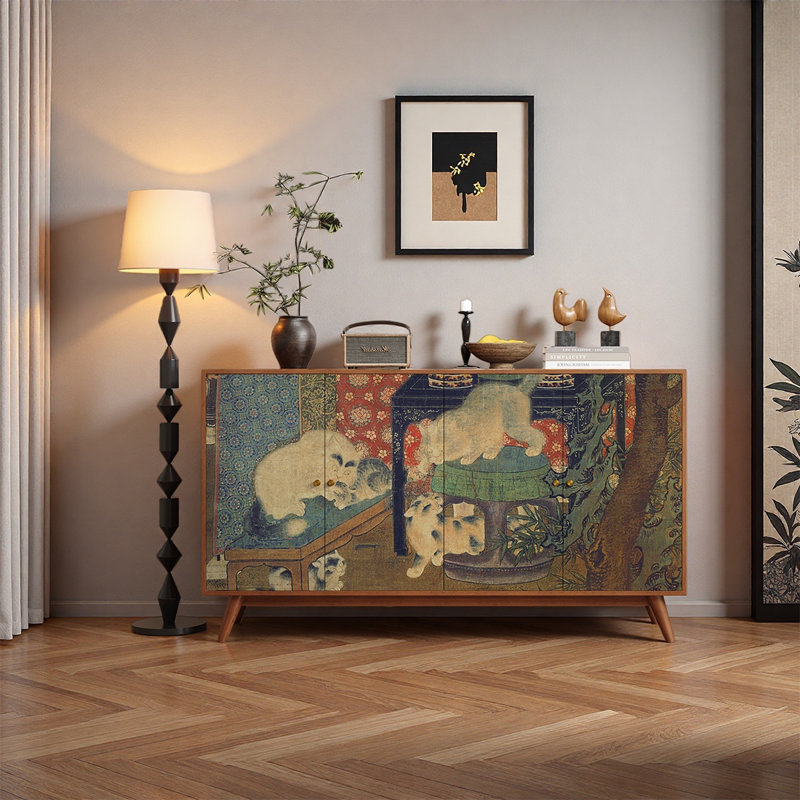 Nouveau buffet en bois artistique chinois