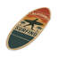 Tapis d'appoint California Surfing Retro Surfboard (multicolore)