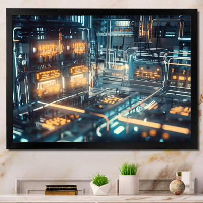 Technologie d'éveil minimaliste futuriste - Impression