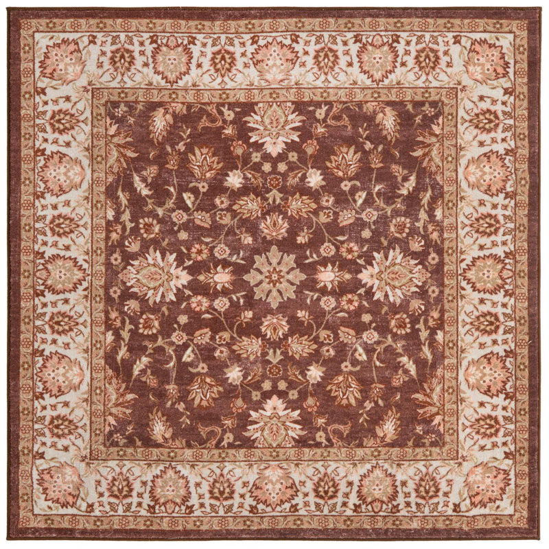 Artez Oriental Indoor Rug, Square 5'3"