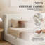 Cadre de lit Fournier AirFrame King avec tête de lit, cadre de lit plateforme rembourré Cloud, rembourrage en mousse de 12 cm, sans sommier, montage facile-84185289-84464860