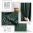 Bathroom Accessories Set - Bathroom Set, Bathroom Sets With Shower Curtain And Rugs, Shower Curtain Set With Bathroom Trash Can - Green - 22PC-128488350