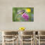 Mésange charbonnière sur jacinthe - Oiseau délicat et vibrant - Illustration murale nature-748608765