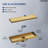 11.81" x 3.8" Linear Grid Shower Drain-110911446