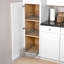Organisateur de garde-manger escamotable robuste avec finition chromée antirouille-1039895617