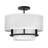 Graham Three-Light Semi-Flush Mount Ceiling Light w/ Faux Parchment Shades-55175299