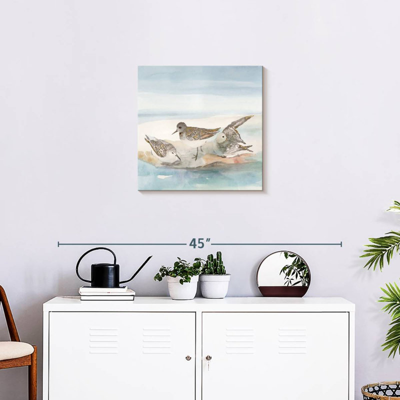 Crowle Beachside Birds II, H 20 po x l 20 po