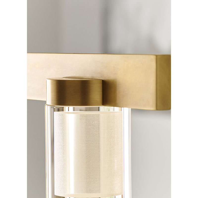 Esfera 6 - Light LED Pendant, Natural Brass