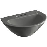 Parigi® Vitreous China 19.75" Pedestal Bathroom Sink