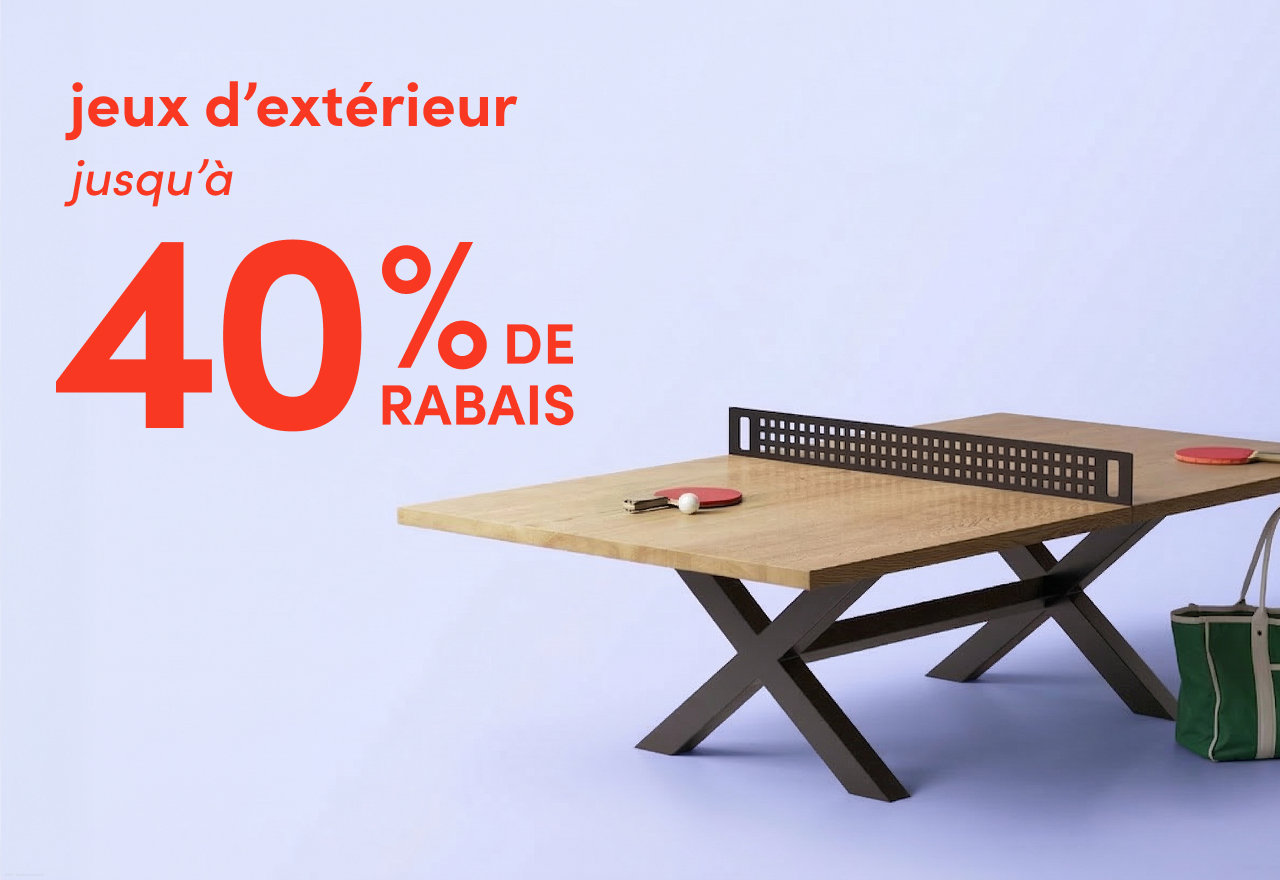 jeux d'extérieur en solde