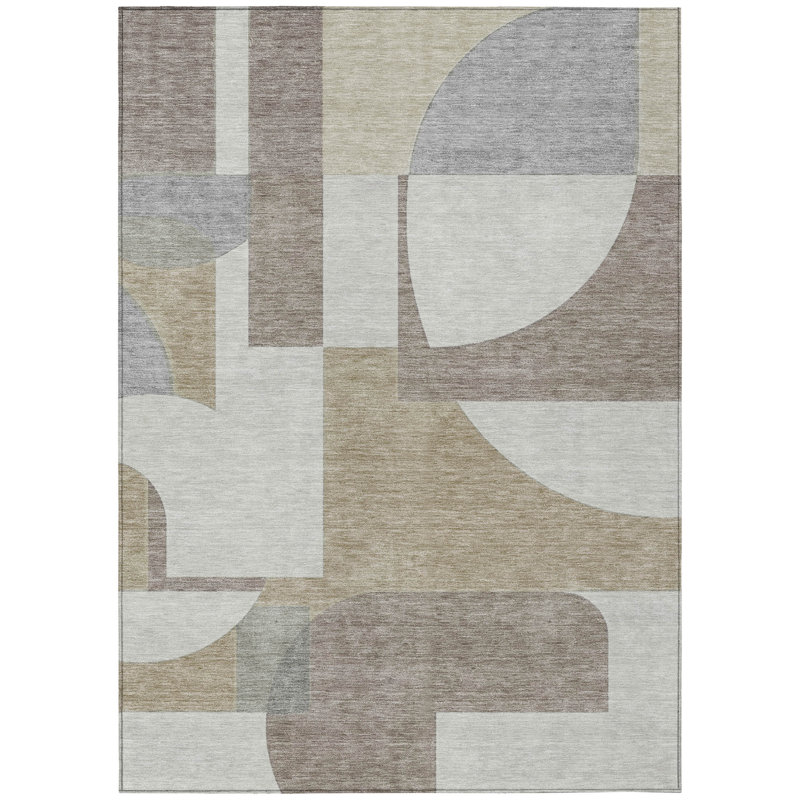 Tapis d'intérieur / extérieur Daeel, 8' x 10'