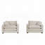 Fauteuil en velours côtelé 2 pièces-1841384190