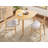 Modern Triangular Table Set with Curved Chairs-1524728153