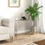 Table basse rectangulaire 21 po en acrylique transparent, table d'appoint moderne cascade de 15 mm d'épaisseur