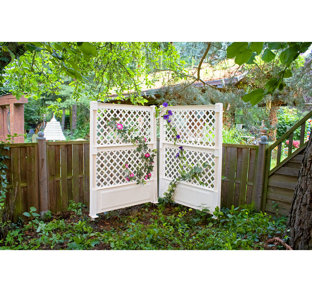 140cm H x 100cm W Plastic Expanding Trellis