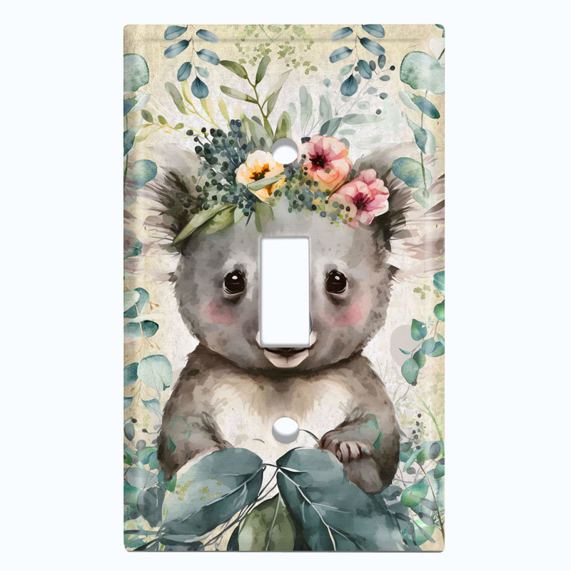 Animals 1 - Gang Toggle Light Switch Standard Wall Plate