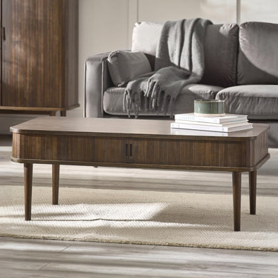 Misenheimer Four Leg Coffee Table with Storage