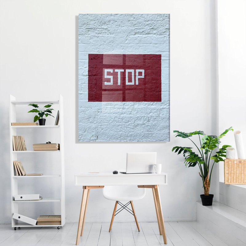 Banksy Decorative Tempered Glass Painting, 11.8 x 17.7 inches | 100% Tempered Glass, Thickness: 0.2 inches | Stunning Artwork for Home Decor, Unique Gift, Adds Modern Touch to Any Space