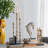 Slender Aluminum Taper Candle Holder