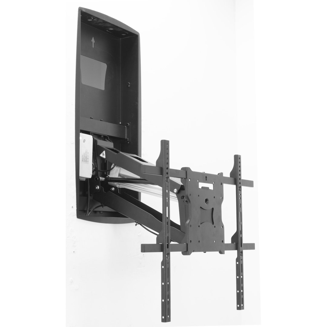 Mount-it Black Motorized Tilt Wall Mount for Greater Than 50" Screens Holds up to 110 lbs Mount-it