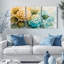 Hydrangea, reproduction d'art sur toile tendue sur toile, ensemble de 3-591224251