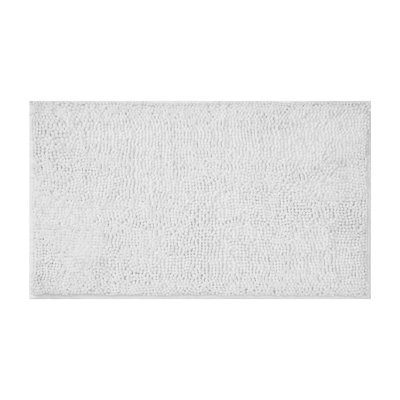 Wayfair Basics® Aguon Chenille Super Soft Absorbent Microfiber Rectangle Non-Slip Bath Rug