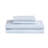 Coordinating Stripe Comforter With Sheets - Grey Navy Blue Accent Cozy Bedroom And Printed