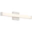 Meuble-lavabo à DEL Maxcc 5CCT - 24 po - Finition acier brossé-794364776-794364777