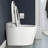 CG INTERNATIONAL TRADING 1.27 Gallons GPF Elongated Floor Mounted One-Piece Toilet (Seat Included)